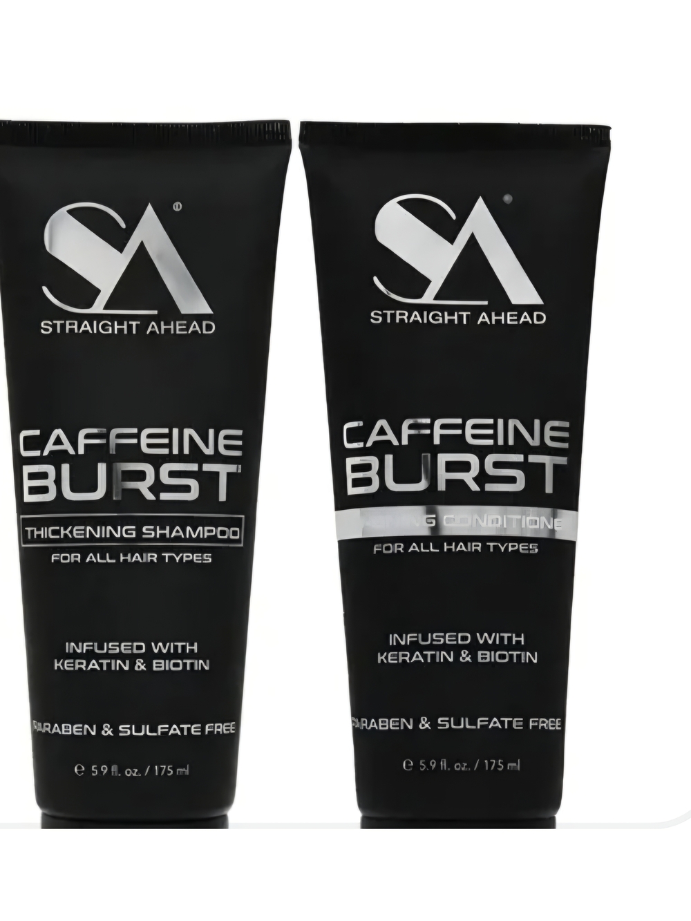 Caffeine Burst Thickening Shampoo & Conditioner - Black